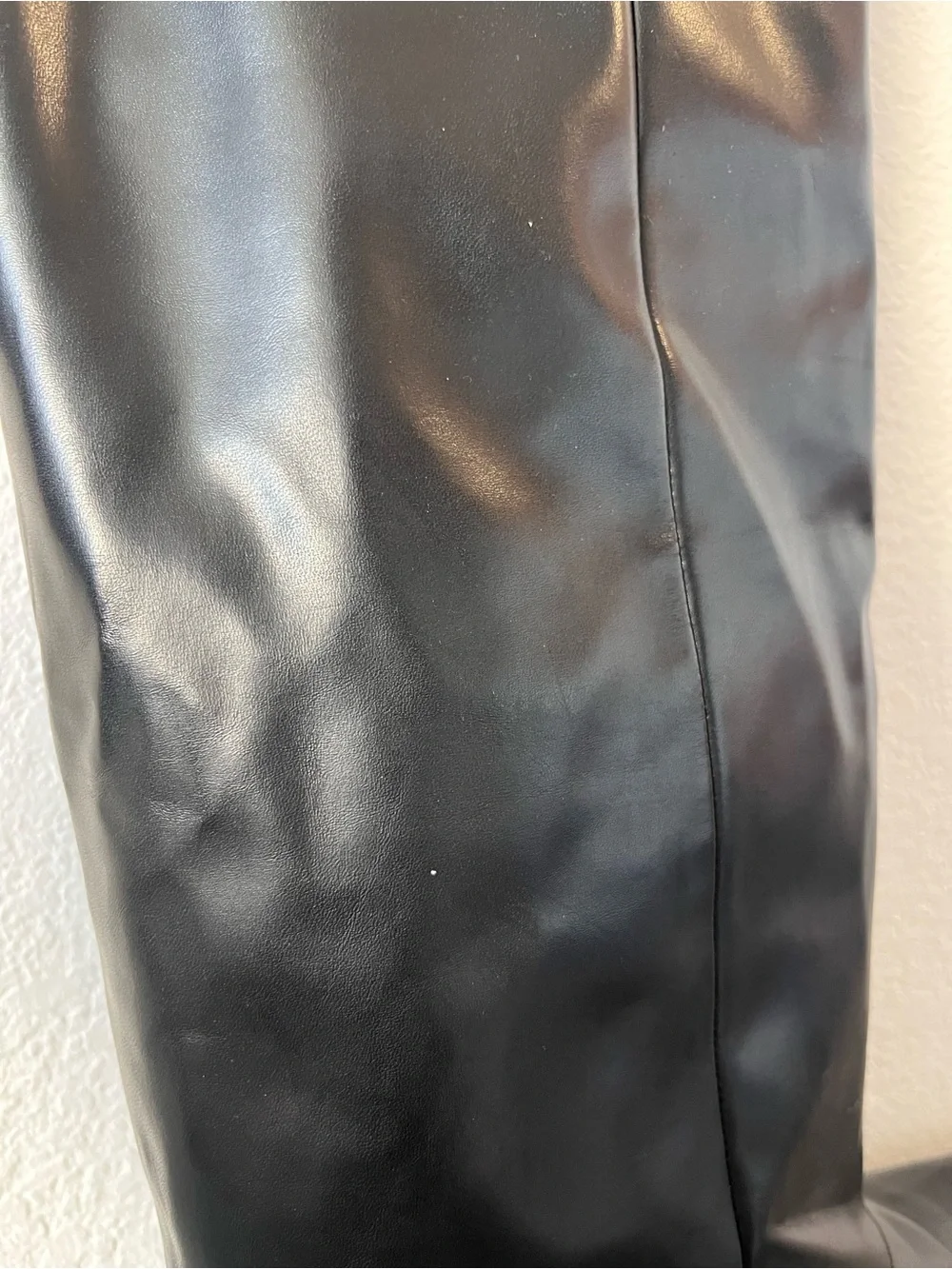 Berness Paislee Skirted Knee High Boot Black 6.5